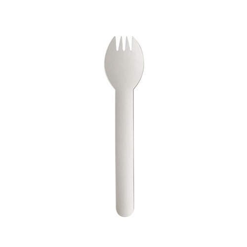 PAPSTAR Göffel "pure" 16 cm, weiß, umweltfreundlich und stabil | Faltschachtel (100 Stück)