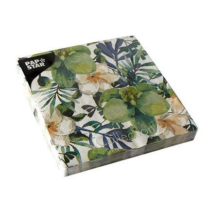 PAPSTAR 20 Servietten, 33 cm x 33 cm 3-lagig 1/4-Falz Design Set 1