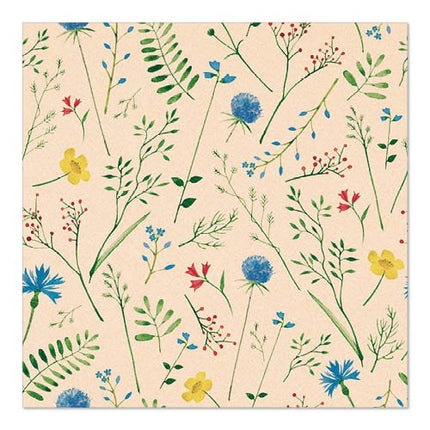 PAPSTAR 20 Servietten, 33 cm x 33 cm 3-lagig 1/4-Falz natur
