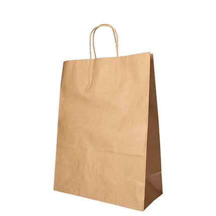 PAPSTAR 25 Tragetaschen, Papier mit gedrehtem Tragegriff