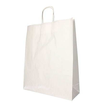 PAPSTAR 25 Tragetaschen, Papier mit gedrehtem Tragegriff