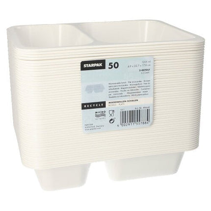 Starpak 50 Mikrowellenschalen, PP