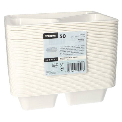 Starpak 50 Mikrowellenschalen, PP