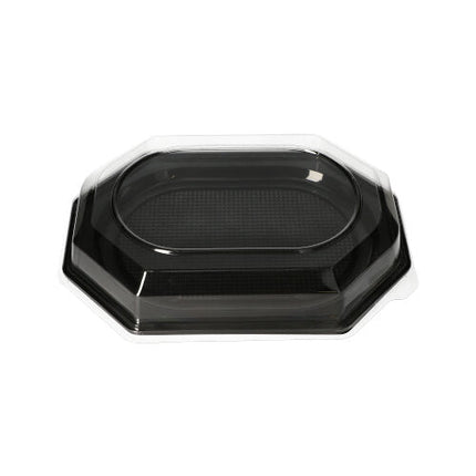 Starpak 10 Servierplatten, PET schwarz