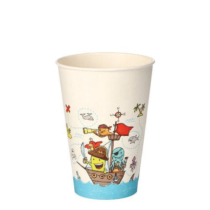 PAPSTAR 10 Trinkbecher, Pappe 0,2 L Ø 7 cm · 9,7 cm