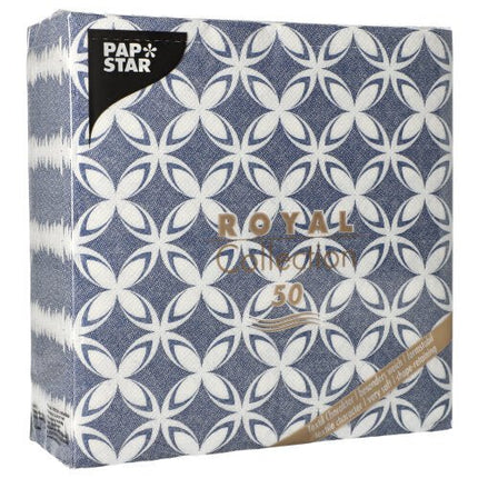 PAPSTAR 50 Servietten "ROYAL Collection" 1/4-Falz 40 x 40 cm Design