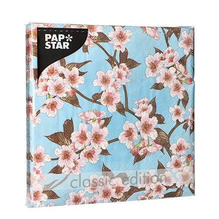 PAPSTAR 20 Servietten, 33 cm x 33 cm 3-lagig 1/4-Falz Design Set 5