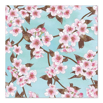 PAPSTAR 20 Servietten, 33 cm x 33 cm 3-lagig 1/4-Falz Design Set 5