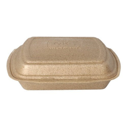Starpak 50 Menüboxen mit Klappdeckel, XPP 7 cm x 20,5 cm x 24 cm beige