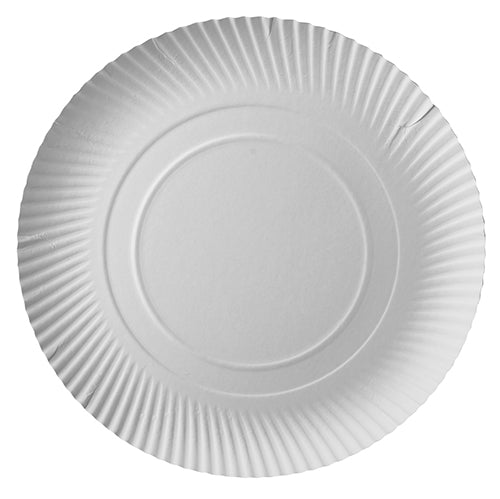 PAPSTAR 25 Teller, Pappe "pure" rund weiss
