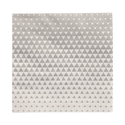 PAPSTAR 20 Servietten, 25 cm x 25 cm 3-lagig 1/4-Falz