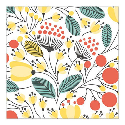 PAPSTAR 20 Servietten, 33 cm x 33 cm 3-lagig 1/4-Falz Design Set 1