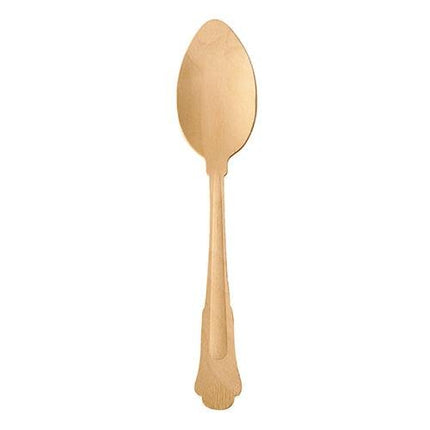 PAPSTAR Holzlöffel "pure" 19,5 cm, Vintage-Design | Beutel (6 Stück)