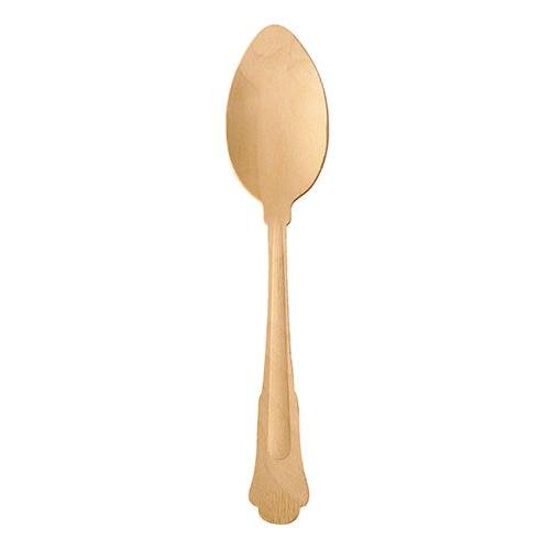 PAPSTAR Holzlöffel "pure" 19,5 cm, Vintage-Design | Beutel (6 Stück)
