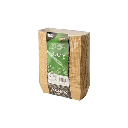 PAPSTAR 50 Snacktrays, Pappe "pure" "Good Food"