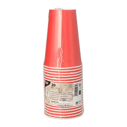 PAPSTAR 20 Trinkbecher, Pappe 0,2 l Ø 7 cm · 9,7 cm