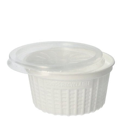 Starpak 25 Suppenbecher, PP "To Go" Ø 11,5 cm weiss