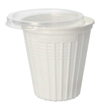 Starpak 25 Suppenbecher, PP "To Go" Ø 11,5 cm weiss