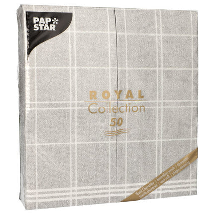 PAPSTAR 50 Servietten "ROYAL Collection" 1/6-Falz 48 cm x 33 cm "Kitchen Craft"