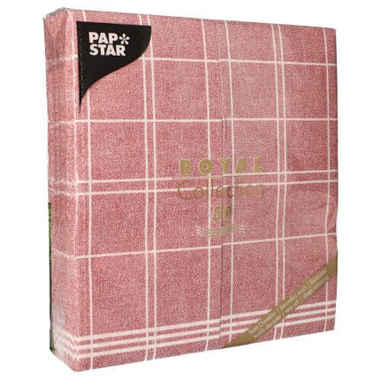 PAPSTAR 50 Servietten "ROYAL Collection" 1/6-Falz 48 cm x 33 cm "Kitchen Craft"