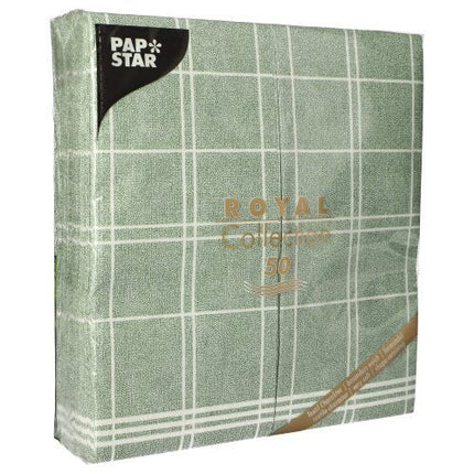 PAPSTAR 50 Servietten "ROYAL Collection" 1/6-Falz 48 cm x 33 cm "Kitchen Craft"
