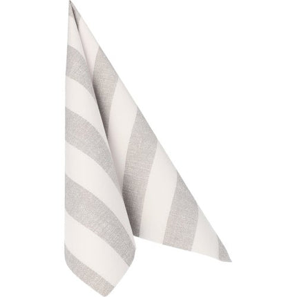 PAPSTAR 50 Servietten "ROYAL Collection" 1/4-Falz 40 x 40 cm grau