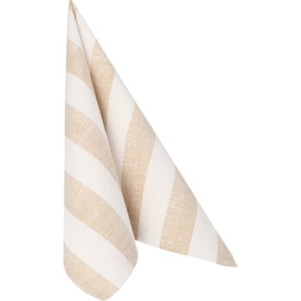 PAPSTAR 50 Servietten "ROYAL Collection" 1/4-Falz 40 x 40 cm sand