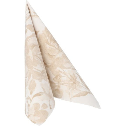 PAPSTAR 50 Servietten "ROYAL Collection" 1/4-Falz 40 x 40 cm sand