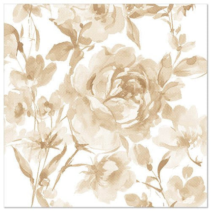 PAPSTAR 50 Servietten "ROYAL Collection" 1/4-Falz 40 x 40 cm sand
