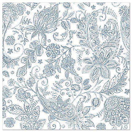 PAPSTAR 50 Servietten "ROYAL Collection" 1/4-Falz 40 x 40 cm blau