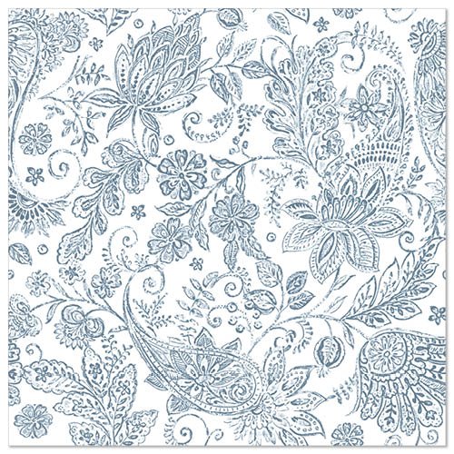 PAPSTAR 50 Servietten "ROYAL Collection" 1/4-Falz 40 x 40 cm blau