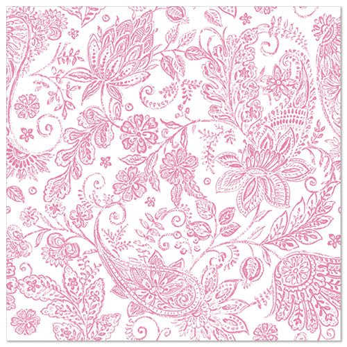PAPSTAR 50 Servietten "ROYAL Collection" 1/4-Falz 40 x 40 cm fuchsia
