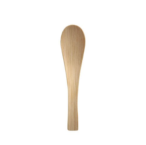 PAPSTAR Bambus Löffel "pure" 13 cm, ideal für Fingerfood "Asia" | Faltschachtel (50 Stück)