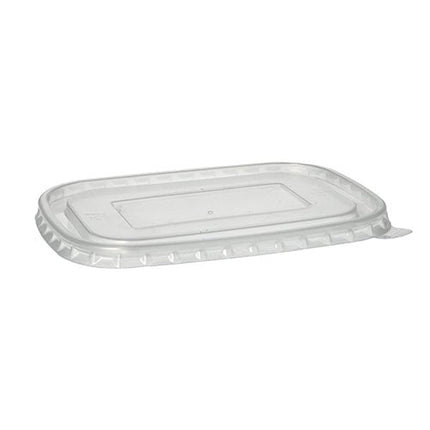 Starpak 25 Deckel für Verpackungsbecher, PP rechteckig 1 cm x 17,3 cm x 12,3 cm transparent | Folie (25 Stück)
