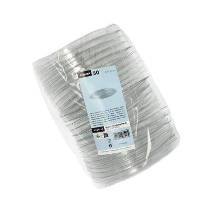 Starpak 50 Deckel für Salatschalen, rund klar 2 cm Höhe PET