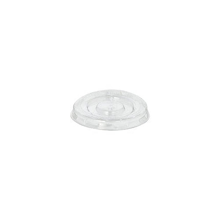 Starpak 125 Deckel für Dressingbecher, PET rund Ø 5,9 cm · 0,7 cm klar | Folie (125 Stück)