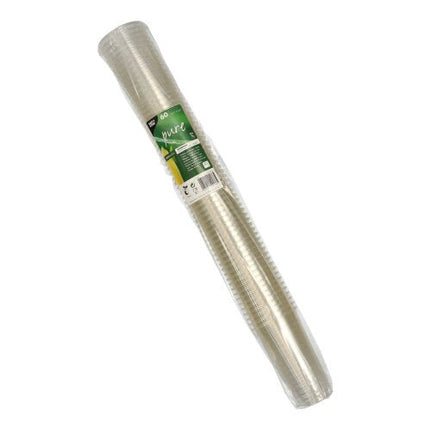 PAPSTAR Bierbecher PLA "pure", glasklar, Ø 7,05 cm, 0,25 l | Folie (60 Stück)