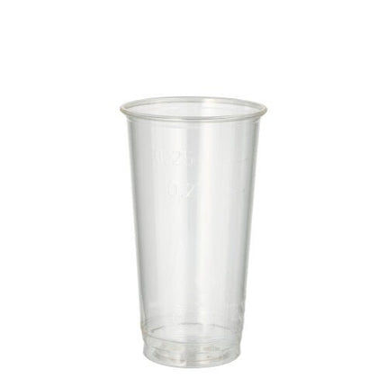 PAPSTAR Bierbecher PLA "pure", glasklar, Ø 7,05 cm, 0,25 l | Folie (60 Stück)
