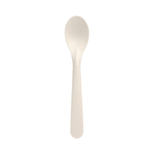 PAPSTAR Löffel aus Papier "pure", 17,6 cm, weiß, umweltfreundlich | Faltschachtel (50 Stück)