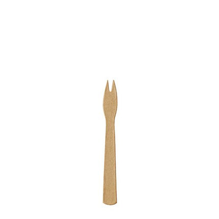 PAPSTAR 250 Pommes-Frites-Gabeln, Papier "pure" braun