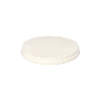 PAPSTAR Deckel für Trinkbecher, Pappe Ø 9 cm, weiß | Folie (50 Stück)