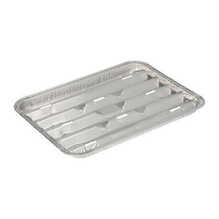 Starpak 10 Grillschalen, Alu eckig 1,4 cm x 16,3 cm x 22,7 cm | Folie (10 Stück)