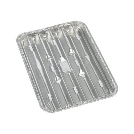 Starpak 10 Grillschalen, Alu eckig 1,4 cm x 16,3 cm x 22,7 cm | Folie (10 Stück)
