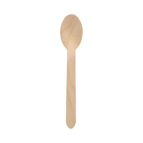 PAPSTAR Holzlöffel "pure" 16 cm, gewachst, umweltfreundlich | Faltschachtel (100 Stück)