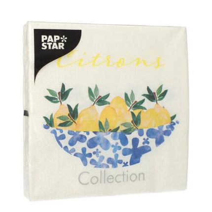 PAPSTAR 20 Servietten, 33 cm x 33 cm 3-lagig 1/4-Falz Design Set 5