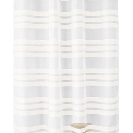 Ösen Schal »GÖTTINGEN« transparent Organza Gardine mit Querstreifen 89133