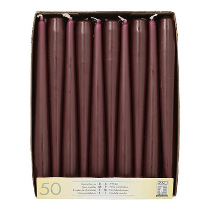 Starpak 50 Leuchterkerzen Ø 2,2 cm · 25 cm
