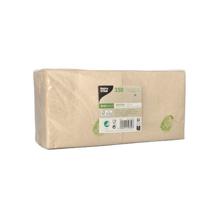 PAPSTAR 250 Servietten, 2-lagig 24 x 24 cm 1/4-Falz