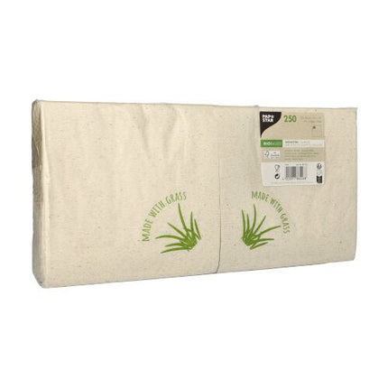 PAPSTAR 250 Servietten, 2-lagig 33 x 33 cm 1/8-Falz