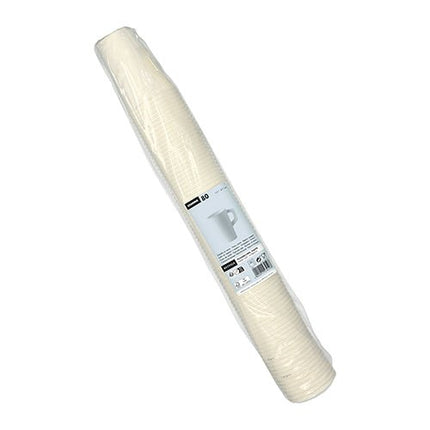 Starpak 80 Trinkbecher, Pappe mit Henkel, weiss